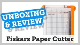 Fiskars Paper Trimmer UNBOXING and REVIEW  Video 068 [upl. by Pincas]