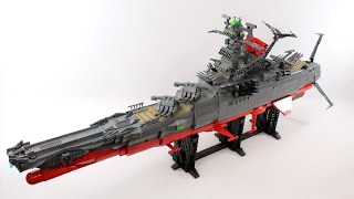 Star Blazers Space Battleship Yamato  LEGO® Build Timelapse [upl. by Teevens413]