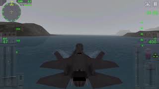 F35B Lightning II Vertical Landing on Carrier  Android Game Play F18 Carrier landing [upl. by Eniamat540]