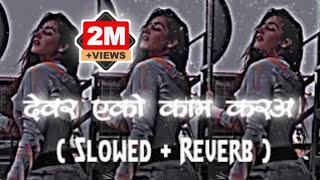 देवर एको काम करअ  Slowed  Reverb  Bhojpuri सांग  दुनिया मे नाम करअ  New Training Lofi Song [upl. by Crompton640]