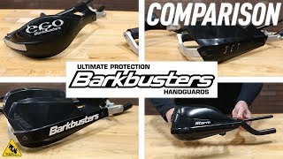 Barkbusters Motorcycle Handguards Comparison  TwistedThrottlecom [upl. by Falk290]