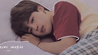 eng sub Jimin asmr imagine ☁️ kisses whispers rain and thunder ☁️ sleeping relaxing [upl. by Cirted]