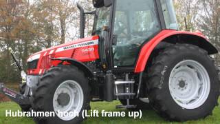 Massey Ferguson 5400  Zuidberg  Frontkraftheber und Frontzapfwelle  Frontlinkage and PTO [upl. by Valleau154]