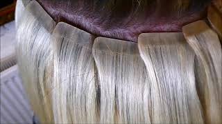 Verlocke Tape Extensions anbringen  Anleitung  Hair Tutorial [upl. by Florin]