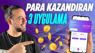 PARA KAZANDIRAN 3 MOBİL UYGULAMA 2023 Telefondan Para Kazanma Yolları [upl. by Spohr]