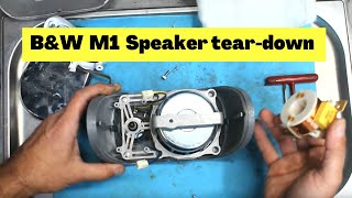 Hilltop Workshop  BampW M1 Speaker teardown [upl. by Ahtennek]