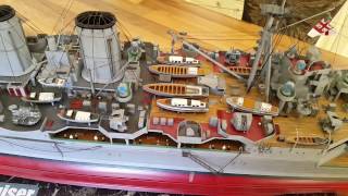 HMS Hood 1200 scale model [upl. by Jarl403]