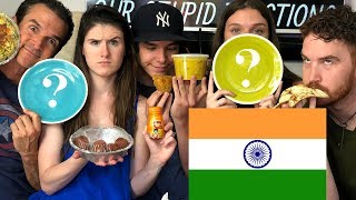 Americans Try Indian Food Vegetarian [upl. by Coney]