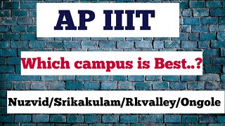 iiit Ongole  iiit nuzvid  iiit Rkvalley  iiit srikakulam  iiit results  Focusfirergukt iiit [upl. by Anabal]