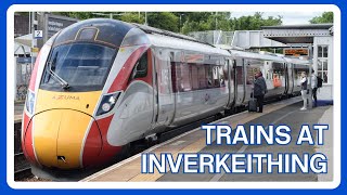 TRAINS at INVERKEITHING Fife Circle  11062024 [upl. by Cowley378]