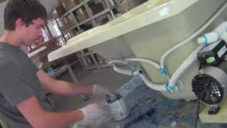 Whirlpool bath plumbing tutorial [upl. by Atal388]