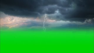 Green Screen Thunderstorm Effects Video [upl. by Derfniw40]