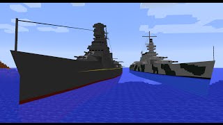 Minecraft Flans Mod Battleship Pack  Teaser [upl. by Roseann]