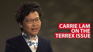 Carrie Lam on the Terrex Issue  Conversation With  CNA Insider [upl. by Trebleht]