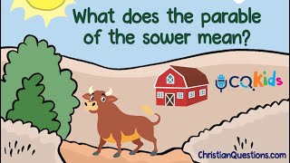 What does the parable of the sower mean CQ Kids [upl. by Riggall588]