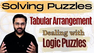 Logical Reasoning  1 How to deal with logic puzzles tabular arrangement [upl. by Cohen]