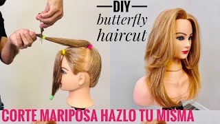 Cómo CORTAR el PELO RECTO y OVALADO en CASA ✅ [upl. by Birdt]