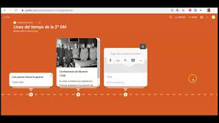 Padlet cómo hacer una línea tiempo [upl. by Keen]