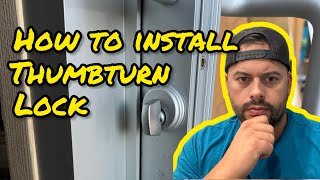 How To Install Commercial Door Thumbturn Lock  Door Closers USA [upl. by Nameloc554]