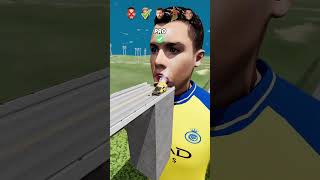 Noob vs Pro vs Hacker vs CR7🚘⚽ BeamngDrive shorts [upl. by Bilow]