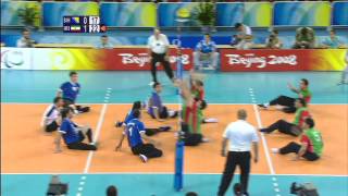 Mens Sitting Volleyball Final Match  Beijing 2008 Paralympic Games [upl. by Nurse]