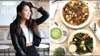 What I Eat in a Day  My Favourite Vegan Restaurants in LA [upl. by Shirlene]