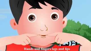 Head Shoulders Knees amp Toes Nursery Rhyme for Kids  Exercise along with this Song [upl. by Cornia]