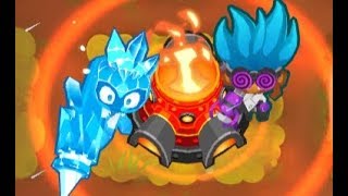 Bloons TD 6  CHIMPS  Logs  Easy Strategy [upl. by Ennirac510]