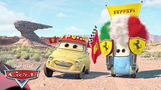 Italian Lesson with Luigi and Guido  Pixar Cars [upl. by Akiam]