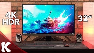 BenQ EW3270U  4K 32quot HDR  A Content Creation amp Gaming Monitor  GSync Working [upl. by Leirza330]