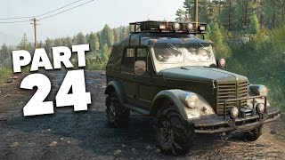 SNOWRUNNER Gameplay Walkthrough Part 24  CUTEST VEHICLE Free TUZ 166 [upl. by Ahtelra]