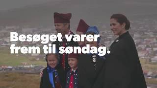 Crown Princess Mary fights the wind as family makes official visit to Faroe Islands [upl. by Ayerim]