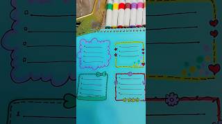 paper notes doodleshortsfeedshortsviralshortsvideoart [upl. by Animas391]