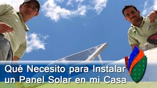 Cómo instalar un panel solar [upl. by Odyssey]