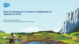 How to Implement a Custom Configurator in Salesforce CPQ [upl. by Rai]