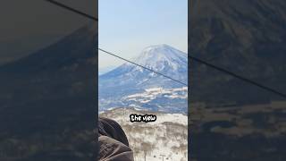 Make sure to enjoy life 💯 skiing japan mountains snow powderskiing snowboarding winter [upl. by Aruon]