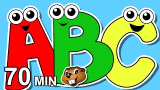 ABCs 123s  More  Alphabet Numbers Nursery Rhymes  Kids Learn 3D Cartoons by Busy amp Baby Beavers [upl. by Yoshiko]