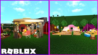 Camping Build Battle 🏕️  Roblox Welcome to Bloxburg [upl. by Rhtaeh]