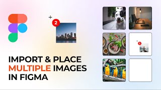 How to import and place multiple images at once in Figma  Figma tutorial for beginners  MrSid [upl. by Arianna]