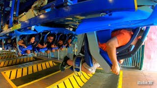 Flying Roller Coaster POV  Manta Flying Coaster [upl. by Ranee884]