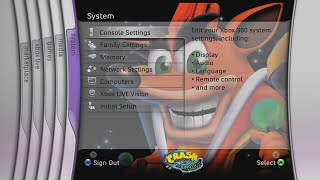 Crash Bandicoot Wrath of Cortex  Xbox 360 Blades Dashboard Theme [upl. by Halilahk]