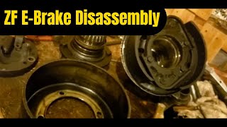 ZF EBrake AKA Park Brake Disassembly [upl. by Ereveniug]