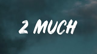 Justin Bieber  2 Much Lyrics [upl. by Ki]