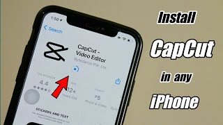 How to Download CapCut app in any iPhone  Fix CapCut not showing in Appstore 🔥🔥 [upl. by Salvay]