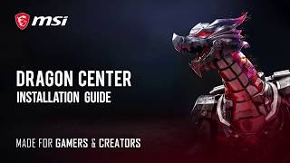 MSI® HOWTO install Dragon Center [upl. by Ennael]