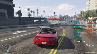 Radeon Vega 11 Graphics  AMD Ryzen 5 3400G  Grand Theft Auto V GTA V FPS Test [upl. by Nitsuga]