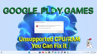 Google Play Games Beta Unsupported CPU  RAM  Fix it [upl. by Gunter]