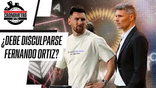 ANÁLISIS  TANO ORTIZ NO DEBE DISCULPARSE mientras MESSI DEBE SER CASTIGADO [upl. by Ahsiekit]