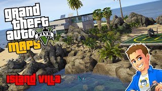 GTA 5 Map Editor Maps  Villa on the Island  GTA 5 Custom Map for Map Editor  GTA 5 PC Map Mod [upl. by Trotter]