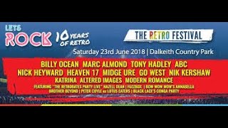 Lets Rock Scotland 2018 Retro Festival Dalkeith country park [upl. by Edme480]